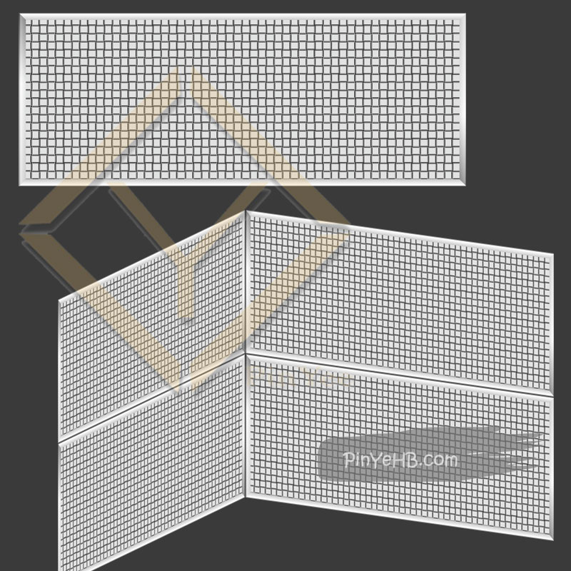 the partition woven metal mesh for interior space dividers