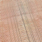 Red Copper bamboo curtain glass laminated mesh