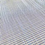 Double Blue & Silver fine mesh