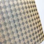 Black + Gold Chessboard pattern mesh
