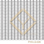 Fine stainless mesh for laminated glass